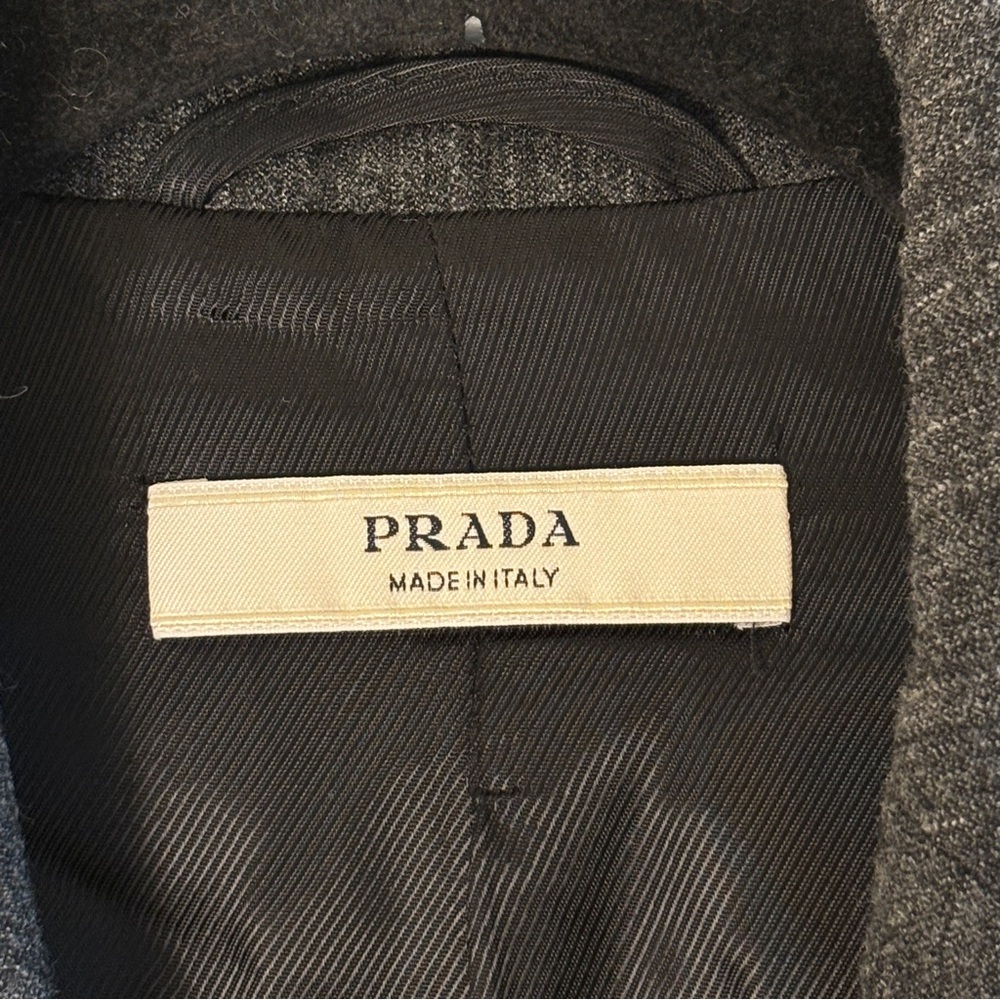 Prada Charcoal‎ Wool Jacket - Picture 2 of 9